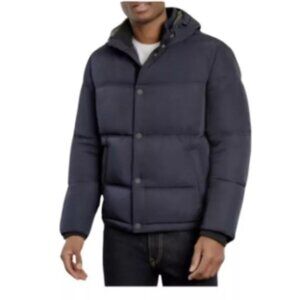 Lucky Brand Men's Full Zip Heavyweight Puffer Jacket Sz XL Black NWT